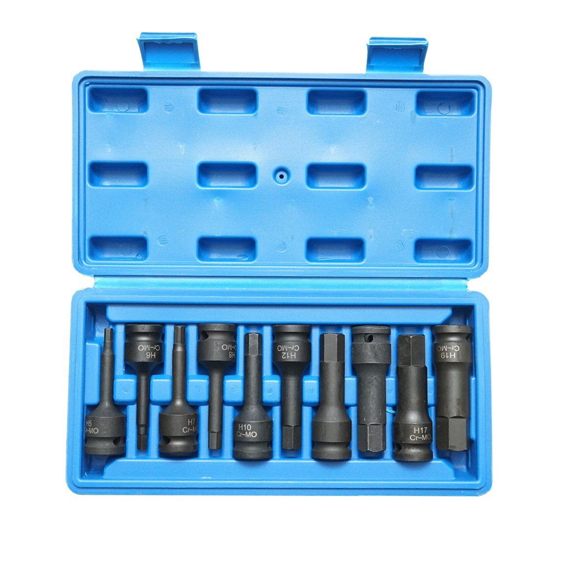 Trusa chei tubulare de impact hex cu profil torx 10 piese Breckner Germany